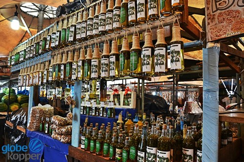 Cachaca na targu w Belem